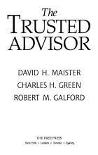Summary: The Trusted Advisor | 9781471109645 | David H Maister, et al Book cover image