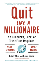 Summary: Quit Like A Millionaire No Gimmicks, Luck, Or Trust Fund Required | 9780525538707 | Kristy Shen, et al Book cover image