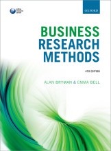 Summary: Business Research Methods | 9780199668649 | Alan Bryman, et al Book cover image