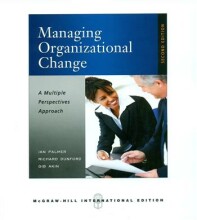 Summary Managing organizational change : a multiple perspectives approach Book cover image