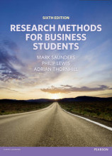 Summary Research Methods For Business Students Book cover image