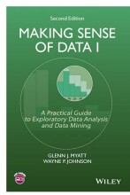 Summary Making Sense of Data I A Practical Guide to Exploratory Data Analysis and Data Mining Book cover image