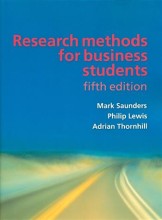 Summary Research methods for business students Book cover image