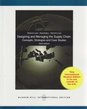 Summary: Designing And Managing The Supply Chain | 9780071270977 | David Simchi Levi Book cover image