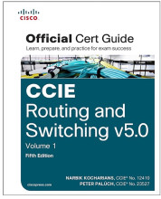 Summary: Ccie Routing And Switching V5.0 Official Cert Guide, Volume 1, Fifth Edition | 9780133481594 | Narbik Kocharians Book cover image