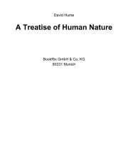 Summary A Treatise of Human Nature Book cover image