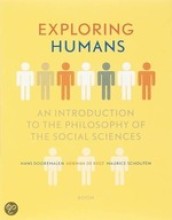 Samenvatting Exploring humans an introduction to the philosophy of the social sciences Afbeelding van boekomslag