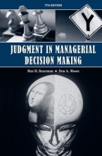 Summary: Judgment In Managerial Decision Making | 9780470049457 | Max H Bazerman, et al Book cover image