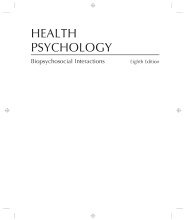Samenvatting Health Psychology Biopsychosocial Interactions Afbeelding van boekomslag