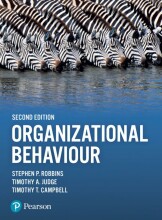 Summary Organizational Behaviour Book cover image