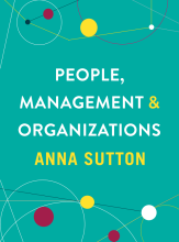 Summary: People, Management And Organizations | 9781137605054 | ANNA SUTTON Book cover image