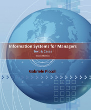 Summary: Information Systems For Managers: Text And Cases, 2Nd Edition Text And Cases | 9781118214190 | Gabe Piccoli Book cover image