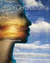 Samenvatting: Psychology | 9781464141959 | University Peter O Gray Afbeelding van boekomslag