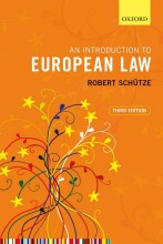 Summary: An Introduction To European Law | 9780198858942 | Robert Schütze Book cover image