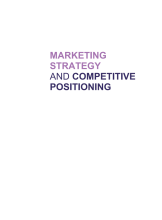 Summary: Marketing Strategy And Competitive Positioning, 7Th Edition | 9781292276557 | Prof Graham Hooley, et al Book cover image